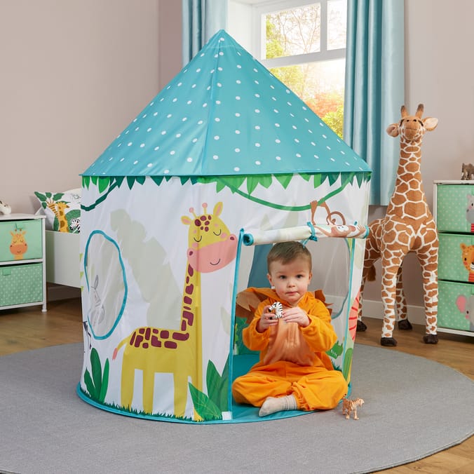 Liberty House Toys Kids Jungle Play Tent and Play Mat Set