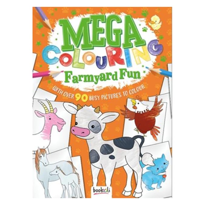 Mega Colouring - Farmyard Fun