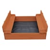 Liberty House Toys Kids Sandpit With Seating And Cover