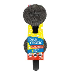 Dishmatic Scrubbee Handle + Scrubbee Refill