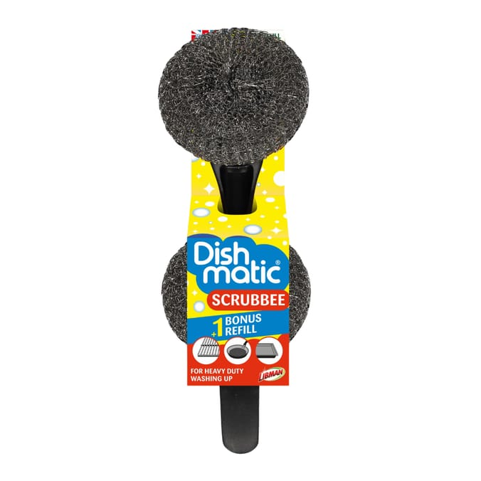 Dishmatic Scrubbee Handle + Scrubbee Refill