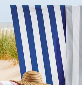 Hello Summer Quick Dry Microfibre Beach Towel - Blue