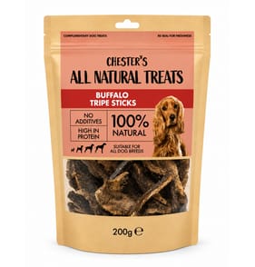 Chester's All Natural Treats Buffalo Tripe Sticks 200g
