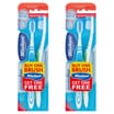 Wisdom Regular Plus Medium Toothbrush 2 Pack x2