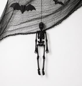 Hallow Scream Mini Flocked Skeleton