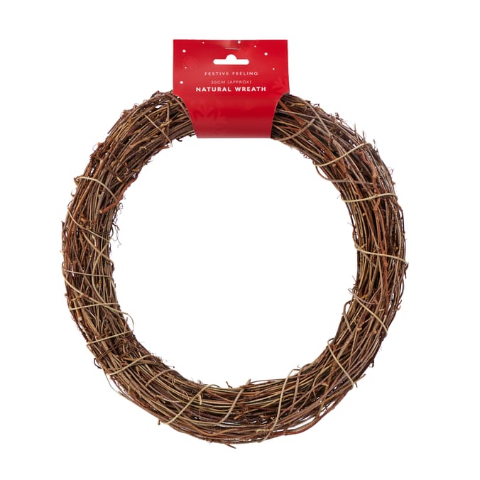 Festive Feeling Natural Wreath