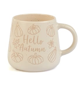 The Lifestyle Edit Harvest Autumn Mug - Cream