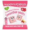 Kiddylicious Strawberry & Banana Smoothie Melts 4 Pack 24g