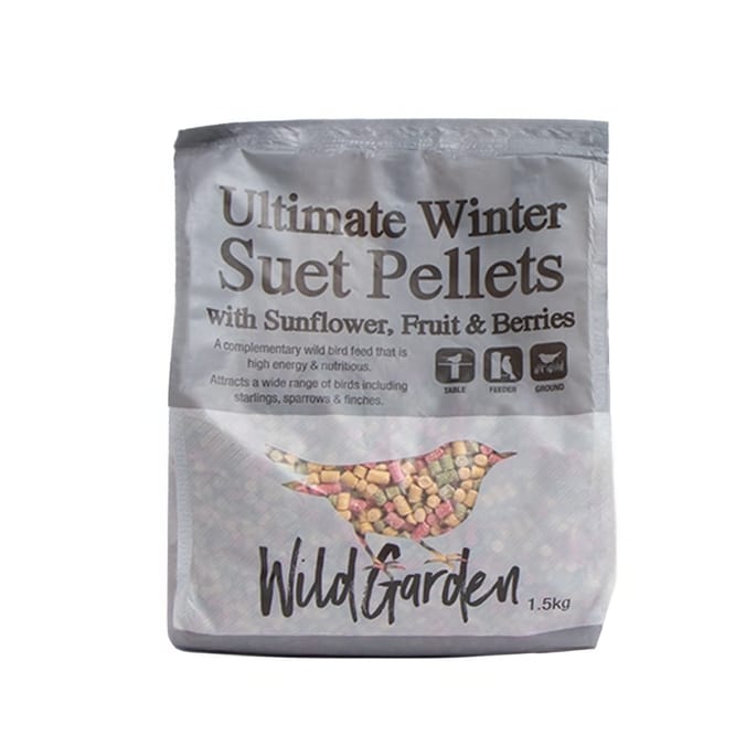 Wild Garden Ultimate Winter Suet Pellets with Sunflower, Fruit & Berries 1.5kg