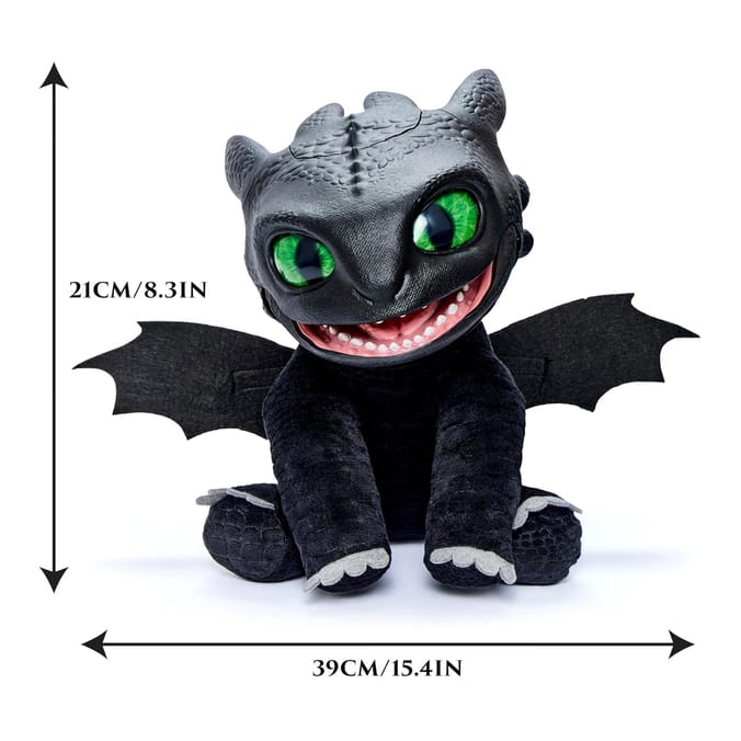 How To Train Your Dragon Puppetronic RealFX Interactive Figure - Toothless