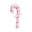 Festive Feeling Plush Candy Cane Decoration