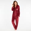 Burgundy Polar Express Ladies Pyjamas