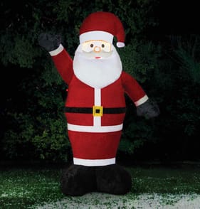 Prestige Mains Operated Light-Up Self-Inflating Santa 6ft 