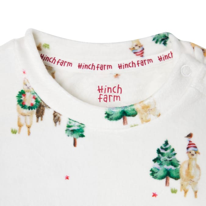 Hinch Farm Christmas Baby Pyjama Set