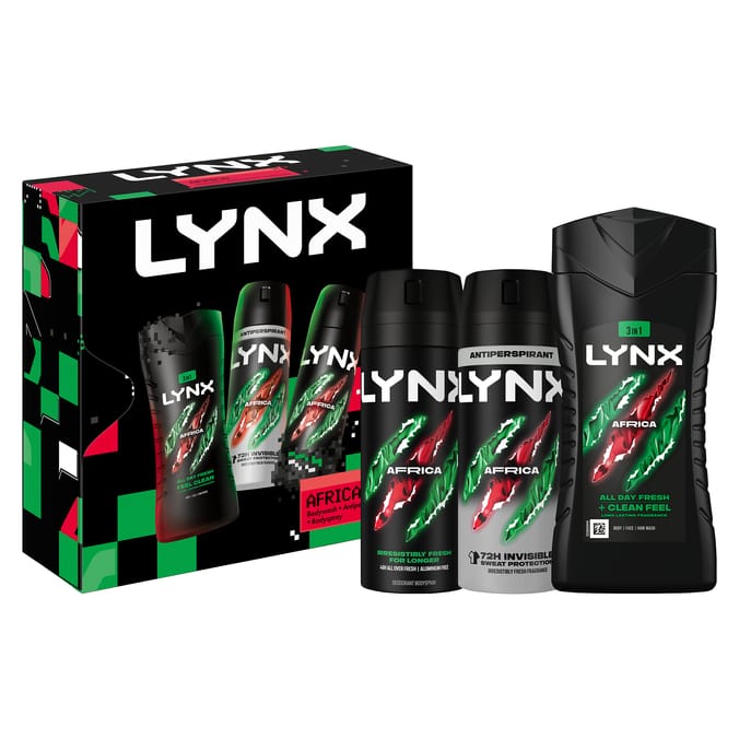 Lynx Africa Trio Gift Set    