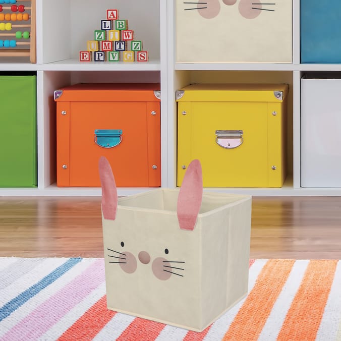 Home Collections The Kids Edit Fabric Cube Set Of 2 - Bunny