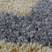 Essentials Chevron Shaggy Rug - Grey