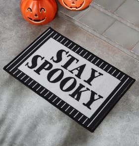 Hallow Scream Washable Door Mat - Stay Spooky