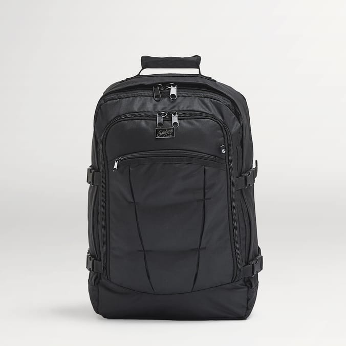 Salisburys Light Luggage Carry On Cabin Backpack Black Home Bargains