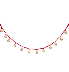 Winter Charm 12 Pieces Bell Christmas Garland