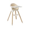 Liberty House Toys Kids High Chair – White and Beechwood