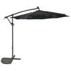 The Outdoor Living Collection Cantilever Banana Parasol 3m with Solar Lights