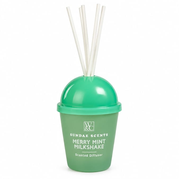 Wickford & Co Sundae Scents Scented Diffuser 150ml - Merry Mint Milkshake
