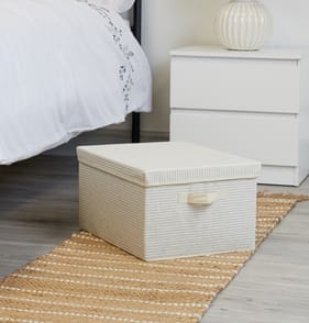 The Lifestyle Edit Foldable Woven Storage Box 