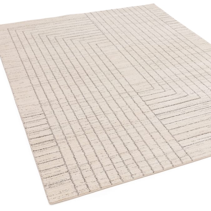 Asiatic Oslo Angles Rug OS06 - Cream/Grey