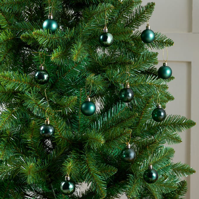 Festive Feeling 4cm Christmas Baubles 24 Pack