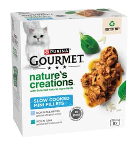 Gourmet Nature's Creations Fish Wet Cat Food 8x85g