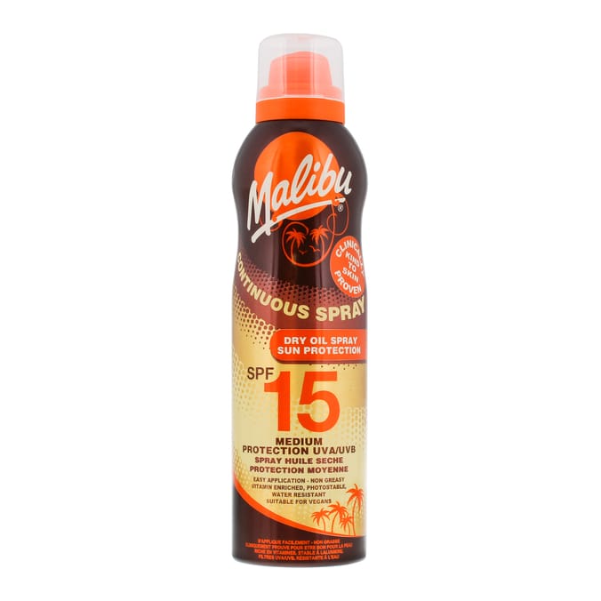 Malibu Continuous Dry Oil Spray 175ml - SPF15