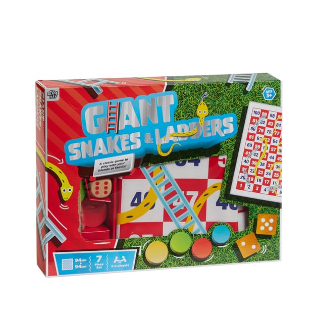 Active Play Giant Snakes & Ladders Home Bargains