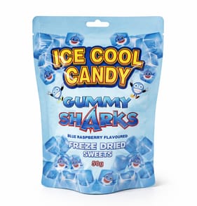 Ice Cool Candy Gummy Sharks 50g
