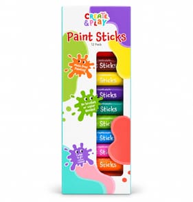 Create & Play Paint Sticks 12PK 