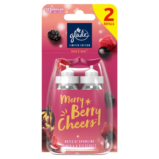 Glade Sense & Spray Air Freshener Twin Refill 2x18ml - Warm Apple Pie