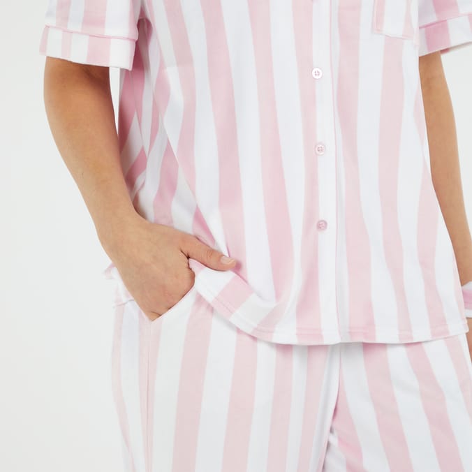 Originals Ladies Pink Stripe Pyjamas