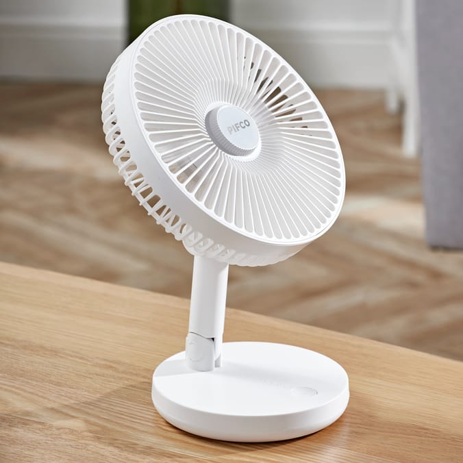 Pifco 8" Wireless Fan - White