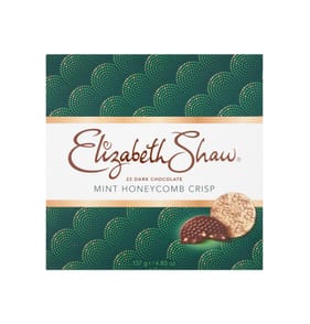 Elizabeth Shaw 22 Dark Chocolate Mint Honeycomb Crisp 137g