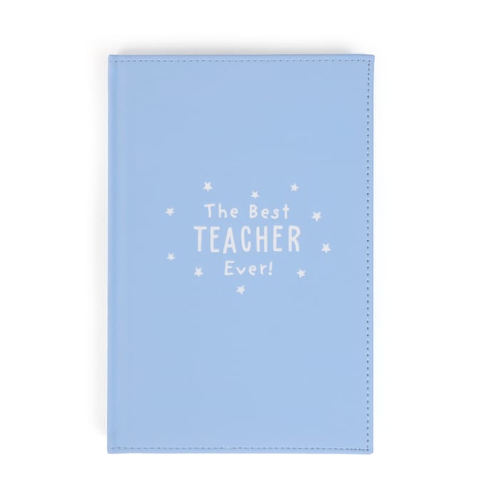 Thank You Teacher Faux Suede Notebook