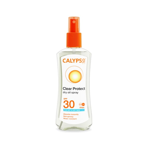 Calypso Dry Oil Spray 200ml SPF30 Home Bargains Calypso Dry Oil Spray 200ml SPF30 Home Bargains