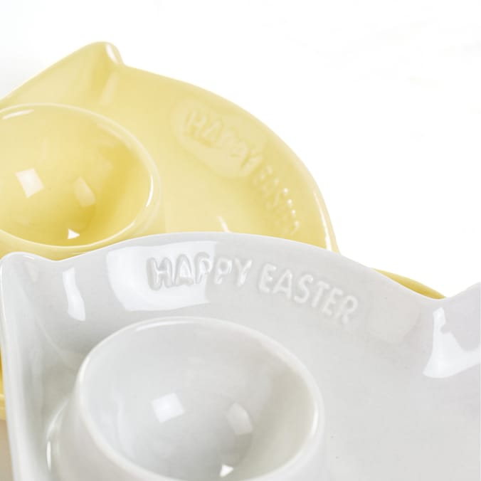 Hoppy Easter Bunny Egg Dip Plate