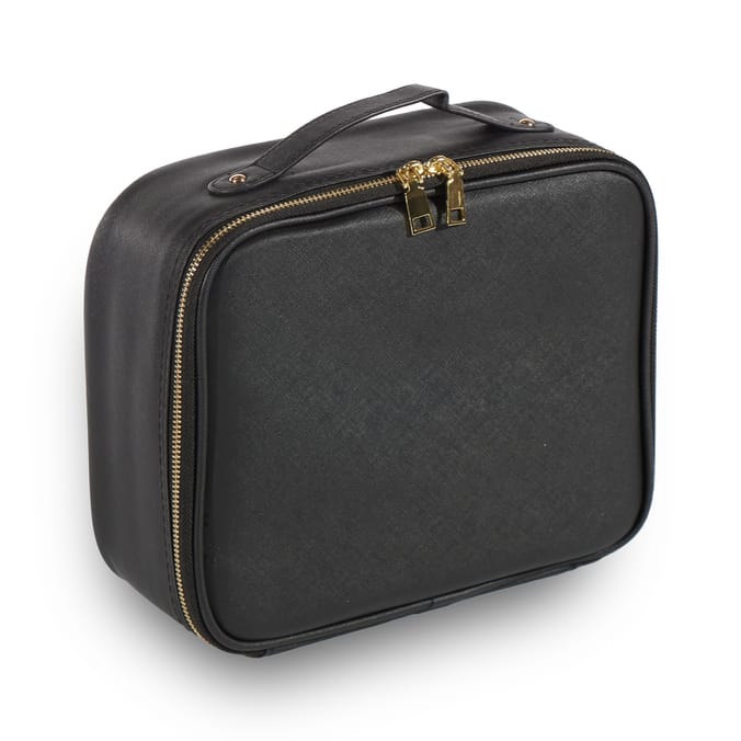 Portable Cosmetic Case with LED Mirror