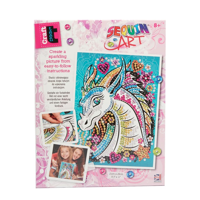 Sequin Art - Dragon