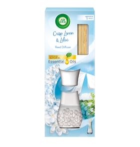 Airwick Essential Oils Reed Diffuser Crisp Linen and Lilac 33ml
