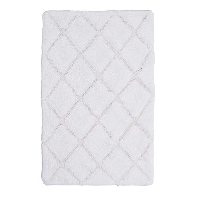 Home Collections Diamond Textured Bath Mat