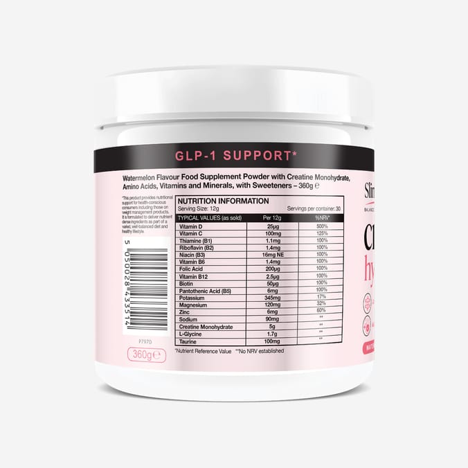 Slimfast Creatine Hydration 360g - Watermelon