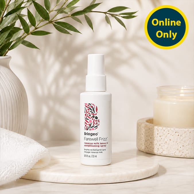 Briogeo Farewell Frizz. Rosarco Milk Leave-In Conditioning Spray 22ml