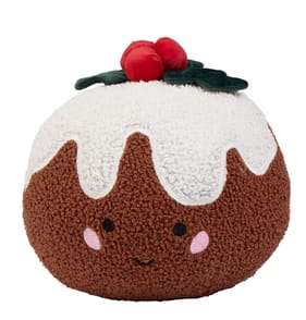 Sleigh Bells Cushion - Christmas Pudding