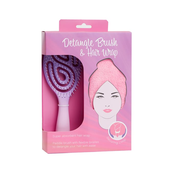 Hair Wrap & Detangle Brush
